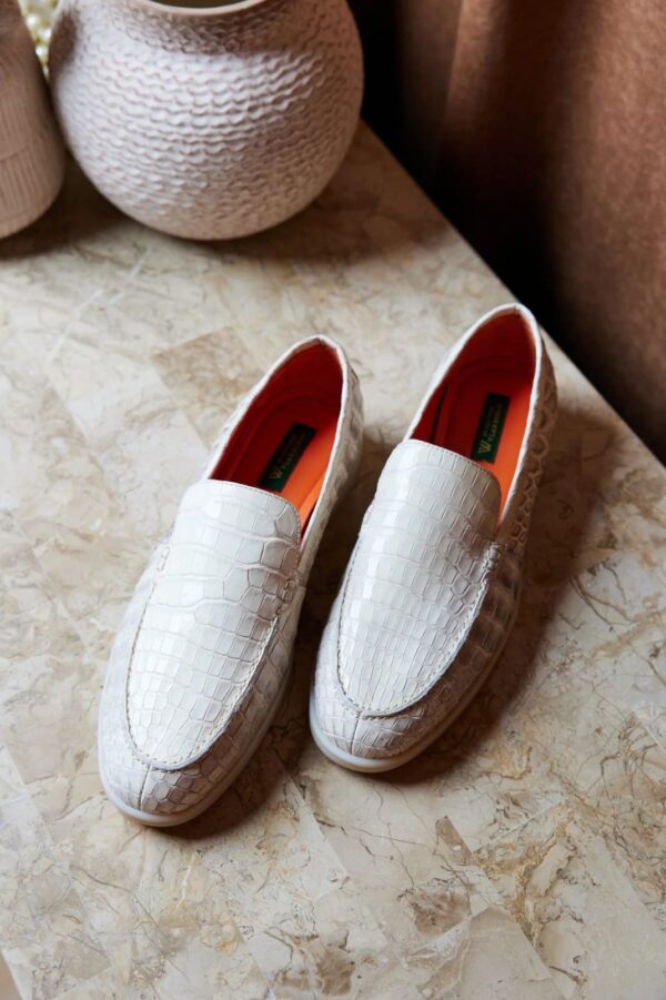 Hymalaya Crocodile Skin Loafers