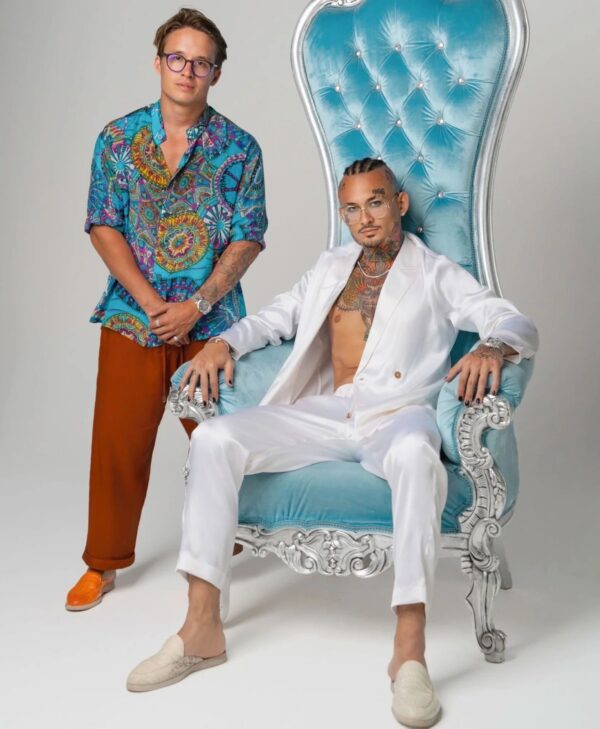 White Silk Suit - Image 3