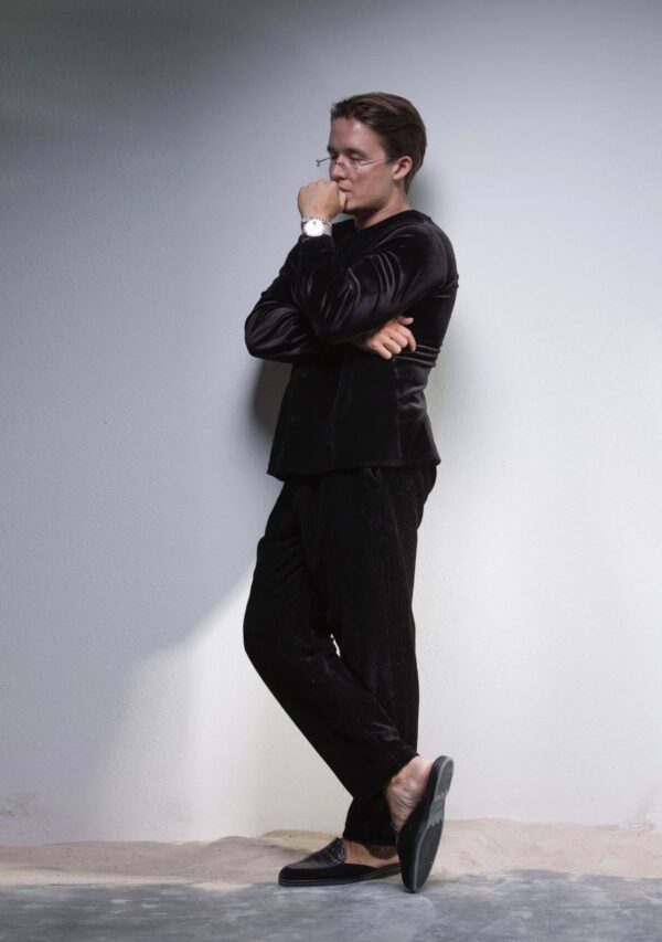Black Velvet Suit - Image 3