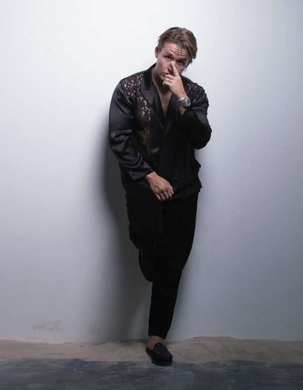 Black Velvet Suit - Image 2